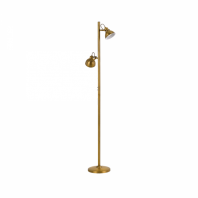 Telbix-Carson Floor Lamp - Antique Brass / Nicke